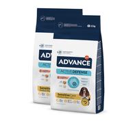 2 x 12 kg Advance Active Defense Medium Maxi Sensitive Salmón y Arroz pienso para perros ¡Pack ahorro!