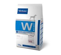 Virbac VET HPM Weight Loss & Diabetes - Pienso para perros adultos con diabetes y sobrepeso - Cantidad: 12 kg