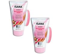 2 x 150 ml ISANA crema depilatoria de ducha con esponja