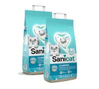 2 x 16 L Sanicat Marsella Arena Aglomerante para gatos ¡Pack ahorro!