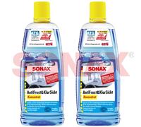 2 X 1L Sonax contra Helada y Transparente Concentrado 332300 Libre de Hielo Ver