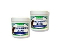 2 x 250 ml crema original de marmota con aceite de marmota, pomada de marmota, grasa de marmota, aceite de masaje, aceite de marmota, grasa, crema, bálsamo para masaje