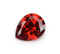 2 x 3 - 13 x 18 mm corte pera suelta CZ piedra 5A varios colores circonita cúbica gemas sintéticas para joyería, 8x10mm 20pcs, Circonita cúbica