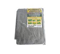 2 x 3 m Extra Fort Gris 110 g/m² Bâche Tapis de Sol avec Anneaux en métal couvertures Sunshading Hamac Tente Portable étanche Coque Chiffon de Voiture Toit léger pour randonnée