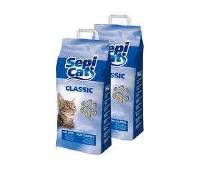 2 x 30 L Sepicat Classic arena absorbente para gatos ¡Pack ahorro!