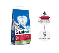 Sanicat - Arena para Gatos Classic con Aloe Vera | Controla el Olor Durante 7 días | Absorción rápida | Producto higiene de tu Mascota | 4L de Capacidad