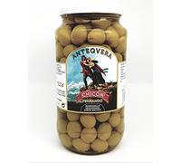 2 X 450 gr ACEITUNAS MANZANILLA DESHUESADA SABOR ANCHOA - CHICON