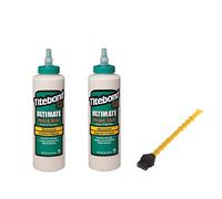 2 x 473 ml Ultimate pegamento de madera resistente al tiempo - Silikon Titebond Titebrush…