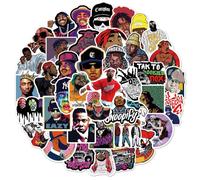 2 X 50 Piezas Hip Hop Pegatinas, Pegatinas de Rock Banda, Moda Hip-Hop Graffiti Pegatina, Impermeable Vinilo Stickers, Cool Pegatina Moto para Portátiles, Automóviles, Bicicletas, Monopatines