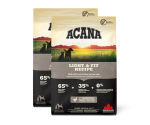2 x 6 kg Acana Adult Light y Fit pienso para perros ¡Pack ahorro!