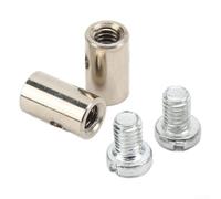 2 x 6 mm Solderless Cable Nipple for Motorcycle Brake Wire