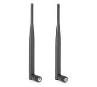 2 x 6DBI Antena WiFi 2.4 G 5G Dual Banda, Cable de Antena Hembra SMA para Red Inalámbrica, Extensor de Alcance Inalámbrico, Dos Unidades Antena Router para Computadora de Escritorio, Enrutador