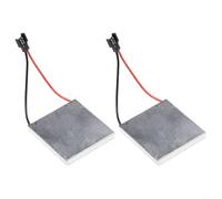 2 x accesorios para ventilador de chimenea, hojas de alimentación para estufa, quemador, calentador, piezas de 40 mm, compatibles con múltiples modelos de chimenea