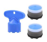 2 x aireadores de 8L para grifos, filtro para grifos y 1 x llave para aireador, aireador M18.5 boquilla mezcladora, regulador de flujo para IKEA YTTRAN, ÄLMAREN, GLYPEN (3 piezas)