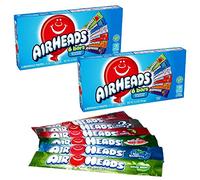 2 x AIRHEADS 6 frutas sabor Chewy Candy Bars Theatre Box 94g