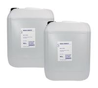 2 x Aqua Bidest Agua de laboratorio, especialmente pura, 10 L