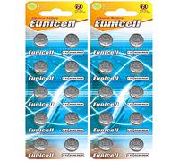 2 x Blister ercard = 20 pilas Baterías Eunicell Vertrieb Deutschland AG4 LR626/AG4 G4 LR66, 177 gp77 un 377 SR66, SR626 SR626 W - Sg4 V377