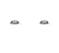 2 x buje silentblock de viga de suspensión TOPRAN para BMW 5 E34, 7 E32