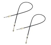 2 x Cable de freno de remolque de larga duración Knott Systems Ifor Williams funda exterior 1230mm