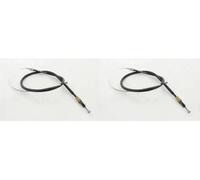 2 x Cable del freno de mano TRISCAN para AUDI, SEAT, SKODA, VW A3 8L, BORA