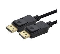 2 x Cable DP 4K 60Hz - 3m -DisplayPort Cable, DP 1.2 de ancho de banda de máx. 21.6 Gbit s 4K2K 60 Hz negro