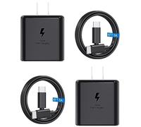 2 x Cargador USB Super Rápido Tipo C 45W para Samsung Galaxy S24 Ultra Charger S23 ultra/S24/S23/S22 Ultra/S22/Z Fold 5 4/Z Flip 5 4/Note 20/10/Galaxy Tab S9/S8+, PD/PPS 3.0