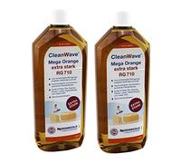 2 x CleanWave Mega Naranja extra fuerte RG 710 resuelve las tareas de limpieza más difíciles especialmente rápido - altamente eficaz y altamente concentrado.