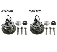 2 x cojinete de rueda SKF para CADILLAC, FIAT, OPEL, SAAB 44077 II, 45172, 9-3X