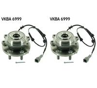 2 x cojinete de rueda SKF para NISSAN NAVARA NP300 (D40), NAVARA NP300 /