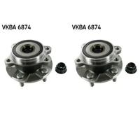 SKF Juego de cojinetes de rueda VKBA 6874 para Toyota RAV 4 III, Prius Plus, Auris