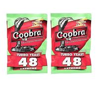 2 x Coobra Spirit Yeast - 48 Extreme 135g - Levadura Turbo de Alta Potencia para Fermentación Rápida de Azúcar