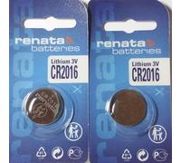 2 x cr2016 Renata 3 V batería de litio fabricado en Suiza | Reloj | clave | Gadget