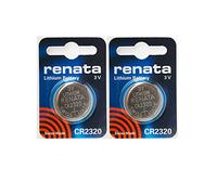 2 x CR2320 Renata 3 V batería de Litio Fabricado en Suiza | Reloj | Clave | Gadget