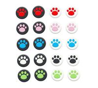 2 x Cute Cat Claw Thumb Stick Grips Cap Joystick Cap Thumbsticks Cover for PS5 PS4 Slim Pro PS3 Xbox One X S Elite Switch Pro Xbox 360 Wiiu Controller Game Silicone Rubber Cap (All) (Green 1))