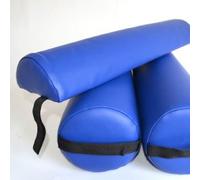 2 x de alta calidad almacenar ruedas completo ruedas + 1 halbrolle Cuello Rollo Rodillera Terapia Rodillo, Juego de 2, color azul