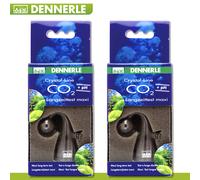 2 X DENNERLE CRYSTAL-LINE CO₂ TEST DE LARGA DURACIÓN MAXI ACCESORIOS ACUARIO