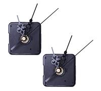 2 x DIY movimiento de cuarzo de alto par para movimiento 'reloj controlado por marea Kit de movimiento Min, Negro