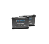 2 x Dot.Foto CINAQBT/A Premium 3.85v / 1800mAh Batería Recargable para Insta360 X3