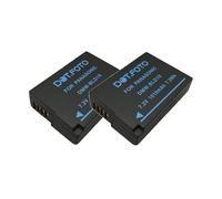 2 x Dot.Foto DMW-BLD10, DMW-BLD10E Premium 7.2v / 1010mAh Batería Recargable para Panasonic Lumix DMC-G3, DMC-GF2, DMC-GX1
