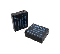 2 x Dot.Foto DMW-BLE9, DMW-BLE9E, DMW-BLG10, DMW-BLG10E Premium 7.2v / 1025mAh Batería Recargable para Panasonic DC-TZ99, DC-TZ90 DMC-TZ100 DMC-GX7 DMC-TZ80 DC-LX100 II, DMC-GF6 DMC-GX80 DC-GX9