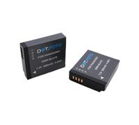 2 x Dot.Foto DMW-BLH7, DMW-BLH7E Premium 7.2v / 680mAh Batería Recargable para Panasonic Lumix DMC-GM1, DMC-GM5, DMC-GF7, DMC-LX10, DMC-LX15