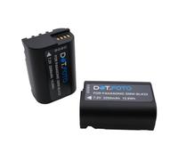 2 x Dot.Foto DMW-BLK22 Premium 7.2v / 2200mAh Batería Recargable para Panasonic Lumix DC-S5, S5II, S5IIX, S9, G9II, GH5, GH5II, GH5S, GH6