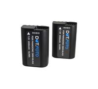2 x Dot.Foto DMW-BLK22 Premium Alta Capacidad 7.2v / 2500mAh Batería Recargable para Panasonic Lumix DC-S5, S5II, S5IIX, S9, G9II, GH5, GH5II, GH5S, GH6