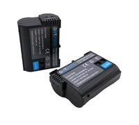 2 x Dot.Foto EN-EL15, EN-EL15b, EN-EL15c Premium 7.0v / 1900mAh Batería Recargable para Nikon D610, D750, D810, D800, D850, D880, D7100, D7200, D7000, D7500, Z6 II/III, Z7, Z8, Zf