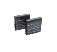 2 x Dot.Foto LB-060 Premium 3.7v / 1250mAh Batería Recargable para Pentax XG-1