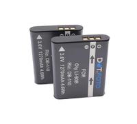 2 x Dot.Foto LI-90B, LI-92B Premium 3.6v / 1270mAh Batería Recargable para Olympus SH-50, SH-60 / TG-6, TG-5, TG-4, TG-3, TG-2, TG1 / XZ-2 / DS-2600, DS-9000, DS-9500