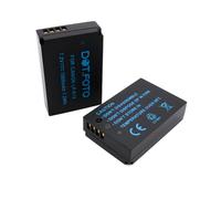 2 x Dot.Foto LP-E12 Premium 7.2v / 875mAh Batería Recargable para Canon EOS-M, M2, M10, M50, M50 Mark II, M100, M200, 100D / PowerShot SX70 HS