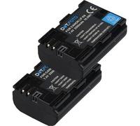 2 x Dot.Foto LP-E6 Premium Alta Capacidad 7.4v / 2200mAh Batería Recargable para Canon EOS R R5 5D Mark II 5D Mark III 5DS 5DS R 6D 6D Mark II 7D 7D Mark II 60D 60Da 70D 80D 90D