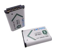 2 x Dot.Foto NP-BX1 Premium 3.7v / 1240mAh Batería Recargable para Sony ZV-1 ZV-1 II, RX100 VII Vi V IV III II, FDR-X3000, HX99, DSC-RX1R, HDR-CX405