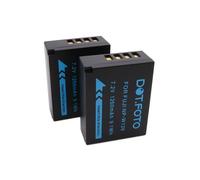 2 x Dot.Foto NP-W126, NP-W126s Premium 7.2v / 1260mAh Batería Recargable para Fujifilm X100F, X100V, X100VI, X-T3, X-T2, X-T1, X-T100, X-T200, X-T50, X-T30 II, X-T30, X-M5, X-Pro2